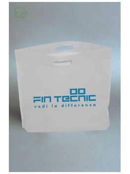 Non-woven bags 25x35 cm with cut handles 